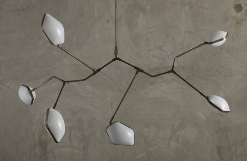 OPALINE BRASS FIXTURE BY THIERRY JEANNOT